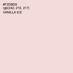 #F2DBD9 - Vanilla Ice Color Image